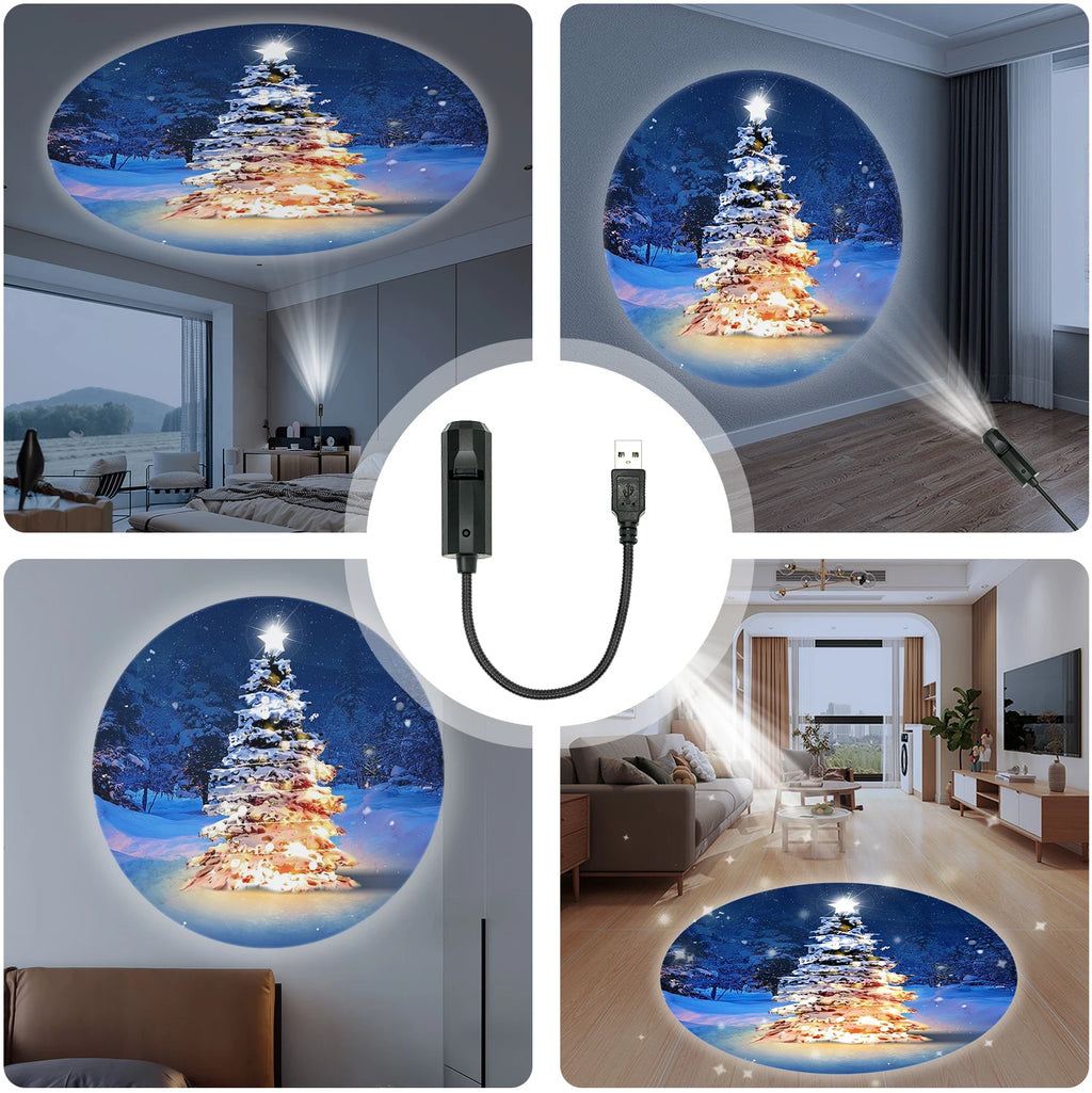 Christmas tree projection light