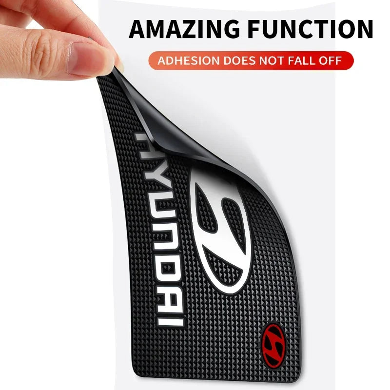 Car Ornament PVC Anti-Slip Mat Sticky Pad Dashboard For Hyundai i10 Elantra Getz Sonata XG Terracan Tucson Coupe Trajet Matrix