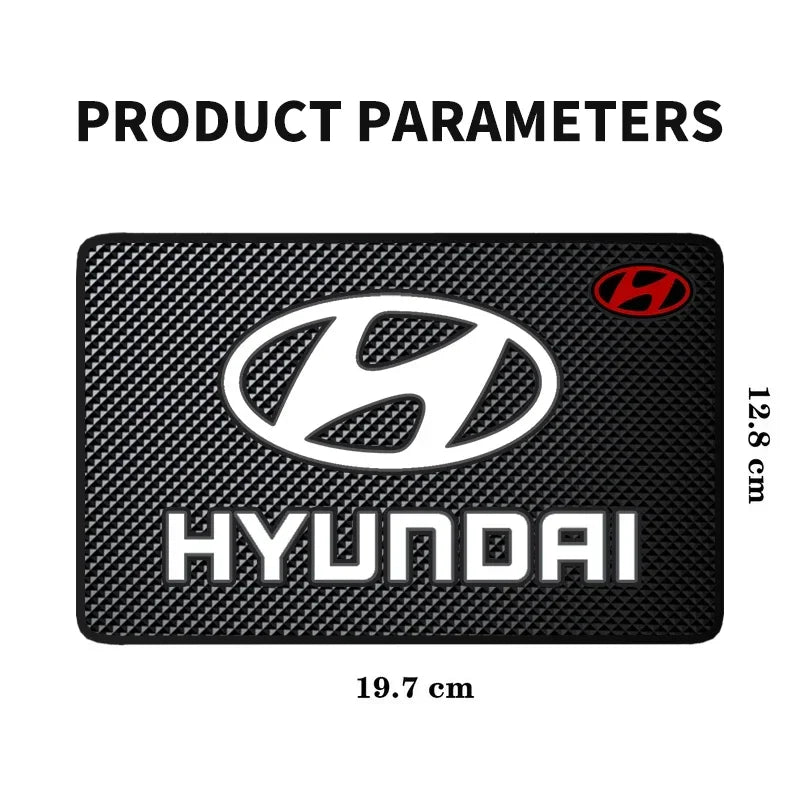 Car Ornament PVC Anti-Slip Mat Sticky Pad Dashboard For Hyundai i10 Elantra Getz Sonata XG Terracan Tucson Coupe Trajet Matrix